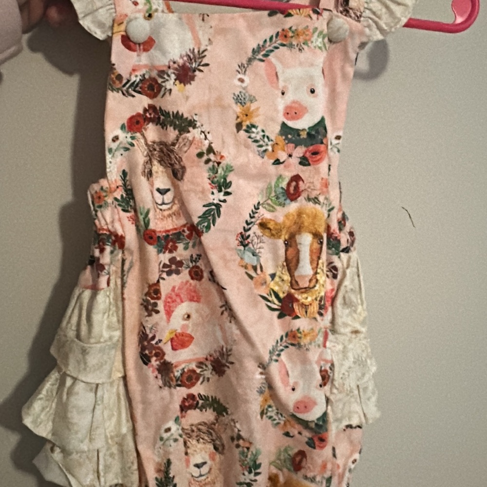 Floral Animal Print Kids Bodysuit